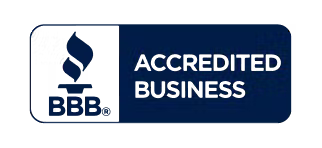 Navy BBB Accredited Business logo