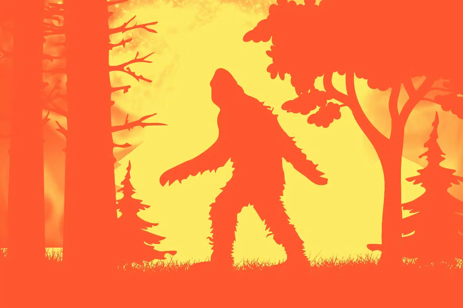 Cartoon bigfoot