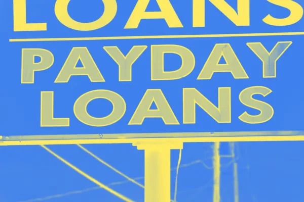 Payday loan busines sign