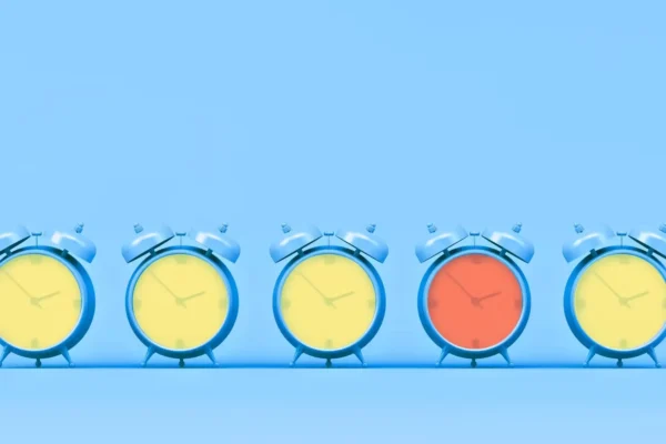Cartoon alarm clocks