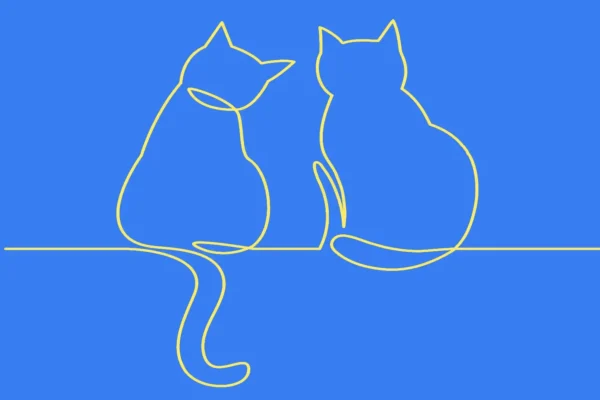 Sketch of cats